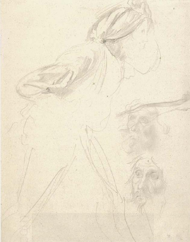Edgar Degas Studies for the Daughter of Jephthah China oil painting art